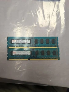 4GB 2x2GB PC3-10600 HYNIX HMT125U6TFR8C-H9 N0 AA-C DDR3-1333 64Y6649 57Y4390 Kit - Picture 1 of 3