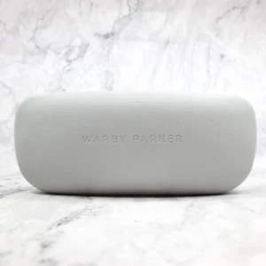 Warby Parker Magnetic Hard Shell Eye Glasses Case Off White Empty Case Only - Picture 1 of 6