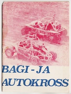 Estonia III Abierto AUTOMÓVIL CARRERA & Baggi Cross PROGRAMA Sport Club Tallin 1980 - Imagen 1 de 7
