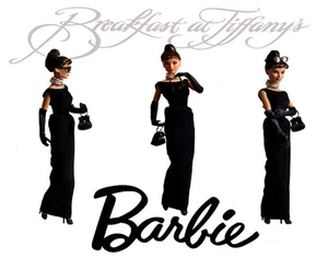 Audrey Hepburn Barbie Breakfast At Tiffanys Canvas Art Print 16 x 20 - Picture 1 of 4