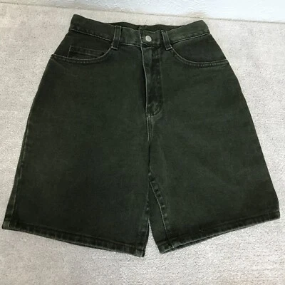 Pantalones Cortos Lee De Colección Niñas 16 Ajustados Verde Oscuro Denim Regular Tiro Alto 100% Algodón Foto 1 de 4