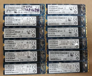 LOT OF 12 128GB SANDISK M.2 SSD INTERNAL SOILD STATE DRIVE - Picture 1 of 2
