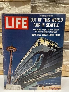 Life Magazine Seattle World's Fair Cover Vintage May 4, 1962 Issue#18 Volume 52 - Foto 1 di 12