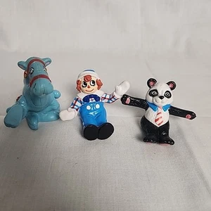 Vintage Raggedy Andy PVC Figuren Set 1988 MacMillan mit Kamel & Bär - Bild 1 von 4