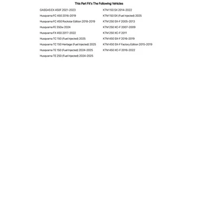 Kit de liga Tusk e corrente O-Ring roda dentada traseira azul para KTM 450 XC-F 2016-2022 - Imagem 1 de 2