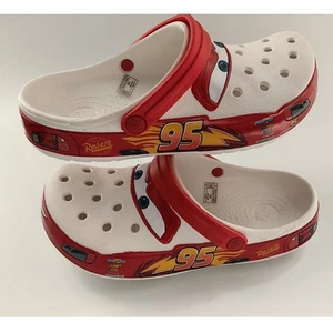 Kinder Cartoon Cars Clogs Lightning Mcqueen solide wasserdichte Hausschuhe - Bild 1 von 18