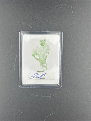 2017 Leaf Valiant Yellow Plate 1/1 Edwin Rios Auto Printing Plate #BA-ER1 - Image 1 of 2