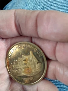 Stratford upon Avon: Shakespeares Geburtsort massive Bronzemedaille Münze Testpunkt - Bild 1 von 5