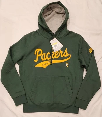 Nike Green Bay Packers Club Polar Pullover Sudadera con Capucha Para Hombre Pequeña NFL Fútbol $90 Foto 1 de 4