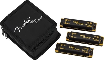 Fender Blues DeVille Harmonica PACK OF 3 with Case - Keys C, G, A - Image 1 of 4