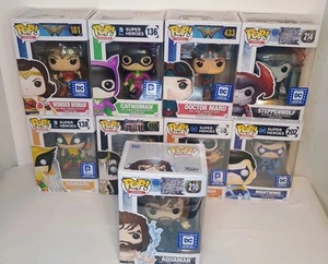 Lot Of 9 DC Comics   Exclusive Leigon Of Collectors Funko Pops - Picture 1 of 7