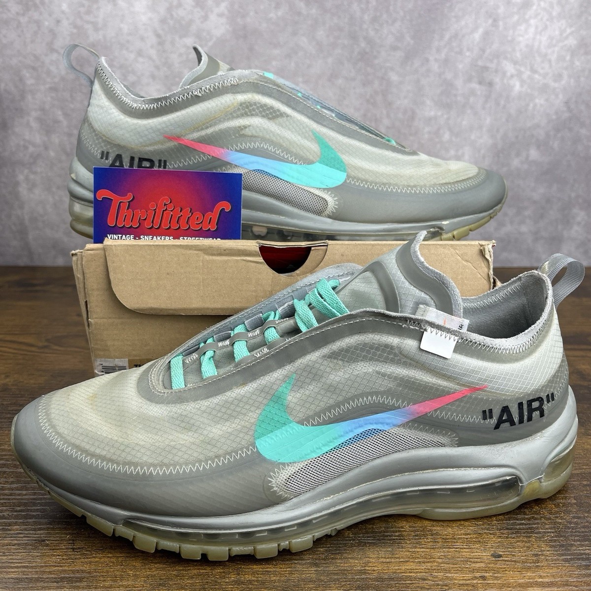 Nike Off-White x Air Max 97 Menta | eBay Nike Off-White x Air Max 97 Menta | eBay
