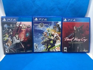 PS4 Spielepaket - Tokyo Xanadu EX+/Sword Art Online/Devil May Cry NEUWERTIGE DISCS! - Bild 1 von 19