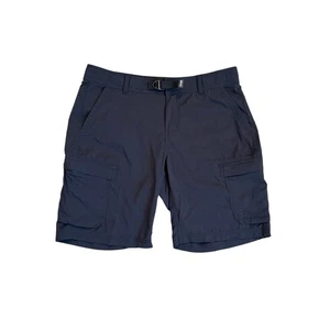 REI Co-Op Cargo Shorts Women's Belted Black Size 10 Relaxed Fit Outdoor Hiking  - Picture 1 of 10