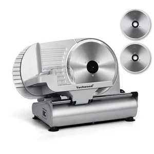 Meat Slicer, Electric Deil Food Slicer with Removable 9” Stainless Steel Blad... - Picture 1 of 8