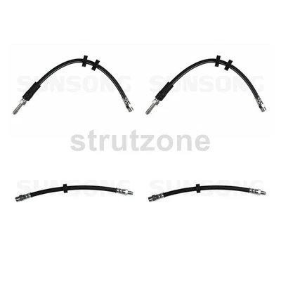 Línea de freno de manguera hidráulica de freno delantero trasero 4 para Volvo XC90 2003-2014 Foto 1 de 4