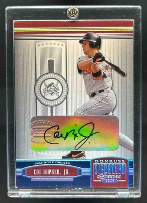 2005 Donruss Signature Cal Ripken Jr. Auto Silver #17 Orioles - Image 1 of 2