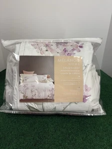 Melange Home 3-Piece Hydrangea Cotton Duvet Set-King-Pink/White - Bild 1 von 13