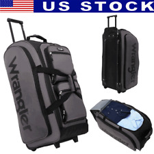 30" Rolling Wheeled Tote Duffle Bag Carry On Luggage Travel Suitcase with Wheels