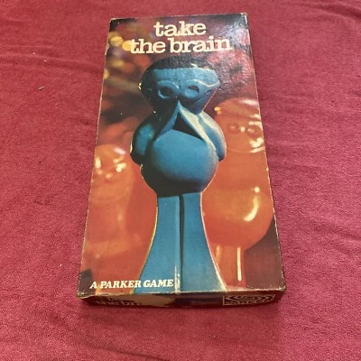 ⭐️ Vintage TAKE THE BRAIN Strategy 1970 BOARD GAME Parker Games COMPLETE RARE ⭐️ - Image 1 of 4