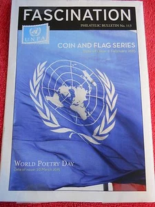 FASCINATION PHILATELIC 113 MARCH 2015 FLAG SERIES WORLD POETRY DAY UNTED NATIONS - Picture 1 of 1