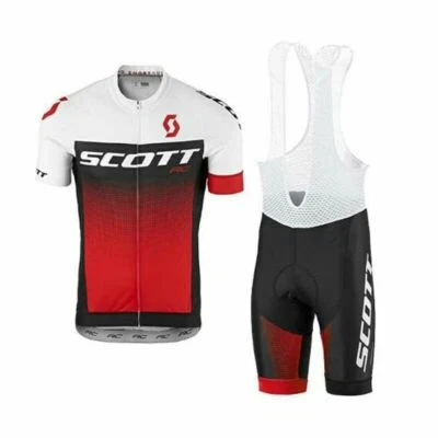 Conjunto de camiseta de ciclismo para hombre camisa de bicicleta de verano bicicleta babero pantalones cortos traje uniforme deportivo Foto 1 de 3
