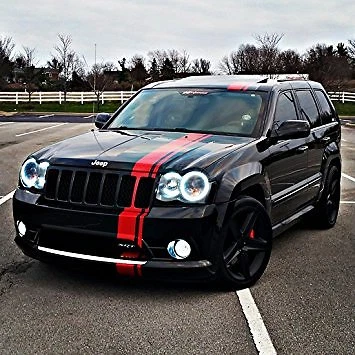 FITS JEEP Grand Cherokee 5 INCH + 1/2" Racing Stripe Graphic Vinyl Decal 30 FT - Image 1 of 4