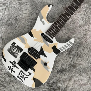 Custom ST Electric Guitar White SH Pickups FR Bridge Kamikaze-3 Lynch White - Picture 1 of 6