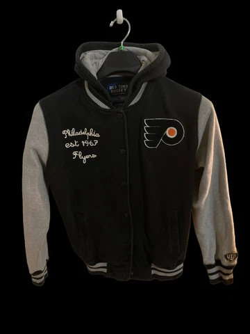 Old Time Hockey Futures Collection Philadelphia Flyers Letterman Jacket L Cover