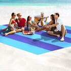 Beach Blanket 10*10ft Extra Large Waterproof Sandproof Mat for 10-12 Adults