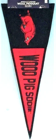 Arkansas Razorbacks Wool Pennant (Wooo Pig Sooie) New Wincraft - Fanatics Cover