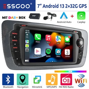 Für Seat Ibiza IV 6J 6P 2009-2013 DAB+ Android 13 Autoradio Carplay GPS Navi RDS - Bild 1 von 14