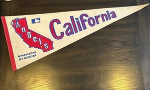 California Angels Vintage Pennant Officially Licensed MLB 30X12 + Ultra Sleeve - Picture 1 of 2