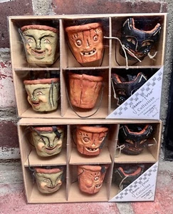 2 Sets Of Primitives by Kathy Johanna Parker Halloween mini Buckets RARE! - Picture 1 of 4