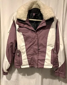 Chaqueta de esquí NILS para mujer talla 6 malva y marfil - Imagen 1 de 11