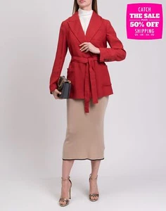 UVP2740€ BRUNELLO CUCINELLI Blazer Jacke Gr. M Leinenmischung Monilli Perlen - Bild 1 von 9