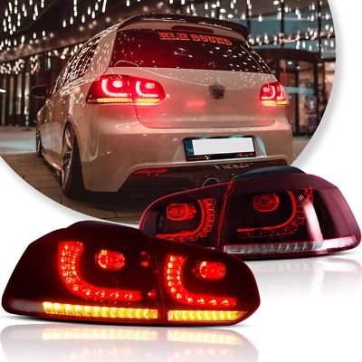 LED-Rückleuchten für V0lkswagen G0LF VI 5K 2008–2013 hinten Rot Bremsleuchten - Bild 1 von 4