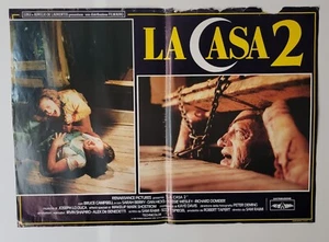 Evil Dead 2 ~ La Casa 2 ~ Italian Photobusta 18x26 ~ 1987 ~ Original Poster - Picture 1 of 8