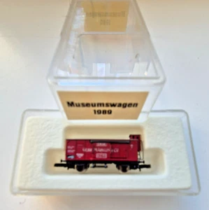 Märklin mini-club Spur Z Güterwagen Museumswagen 1989 mit Bremserhaus inOVP/2403 - Picture 1 of 6