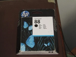 HP Officejet 88 BLACK Ink Cartridge Genuine C9385AE New Sealed - Expired - Picture 1 of 1
