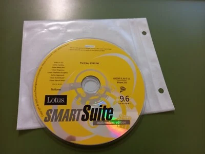 Lotus SmartSuite 9 Millennium Edition Lotus 123 Win XP, 7, 8, 10, 11 CD OEM NOS - Immagine 1 di 2