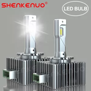 For Cadillac Escalade 2007-2014 D3S LED Headlight Hi/Low Beam Bulbs Qty2 Stock - Foto 1 di 16