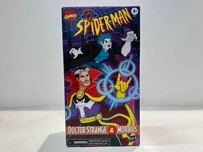 Marvel Legends Morbius Dr Strange Paquete de 2 Spiderman VHS Serie Animada Hasbro Foto 1 de 4