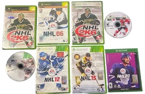 Xbox/Xbox 360/Xbox One NHL Hockey Lot Of 8 (2K6, 06, 10, 11, 12, 15, 20) Tested - Picture 1 of 18