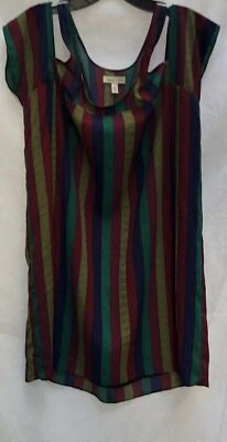 Vestido para mujer Silence + Noise mediano colorido mangas al hombro frío cintura imperio Foto 1 de 4