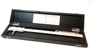 Carl Mahr Lochabstands-Schieblehre Centri-Meter Nr. 24 in Holzkiste - Bild 1 von 4