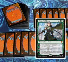mtg GREEN NISSA DECK Magic the Gathering rares 60 cards gigantosaurus arbor elf