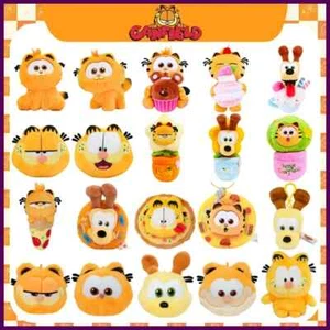 GARFIELD Familia ORIGINAL Kawaii Juguetes de Peluche Llaveros Lindo Garfield Cat Odie - Imagen 1 de 39