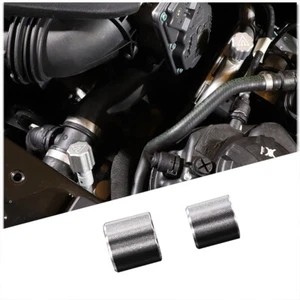 2 piezas cubierta de línea de combustible de cabina de aleación plateada para Toyota Supra 2019-2022 - Imagen 1 de 17