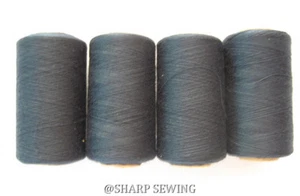 DK NAVY BLUE 775  SPUN POLYESTER SERGER & QUILTING THREAD 4 TUBES 1000 YDS. EACH - Picture 1 of 1